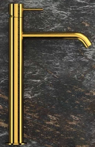 Смеситель для раковины Remer X Style X11LXLDO, золото глянцевое