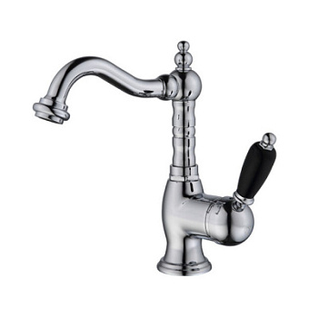 Смеситель для умывальника Caprigo Adria-uno Black Edition 02B-524-CRM