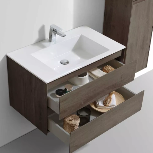 Тумба подвесная Vincea Luka 800 R.Oak VMC-2L800RO