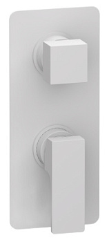 Смеситель для душа Remer Absolute AU93KBBO, белый матовый