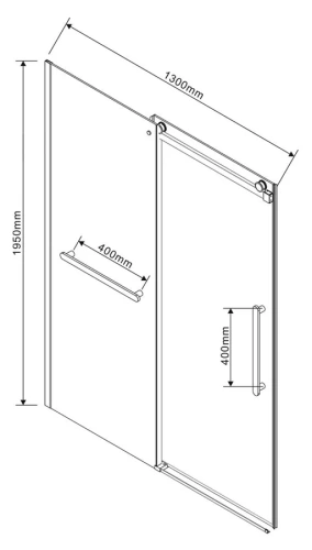 Душевая дверь Vincea Сomo Soft VDS-1CS130CL
