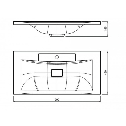 Умывальник Caprigo Прима 900 ПРМ 900
