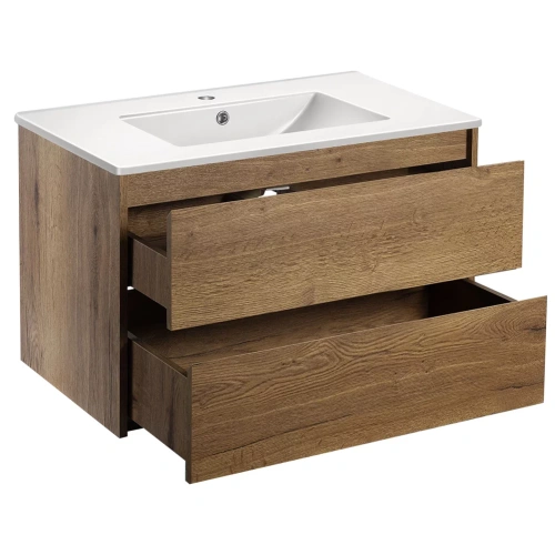 Тумба подвесная Vincea Gio 800 T.Oak VMC-2G800TO