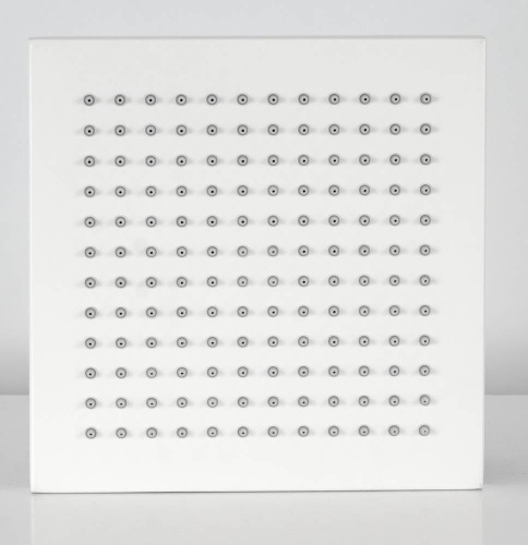 Верхний душ с шарнирным соединением 20 см Remer 359SSBOX, белый матовый