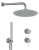 Душевая система Remer X Style INOX SSX92PS02UFM25, нержавеющая сталь Душевая система Remer X Style INOX SSX92PS02UFM25, нержавеющая сталь