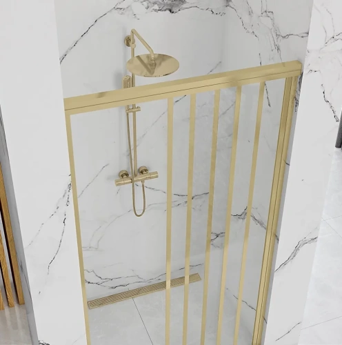 Душевая дверь Rea Alex 100 gold matt K2500