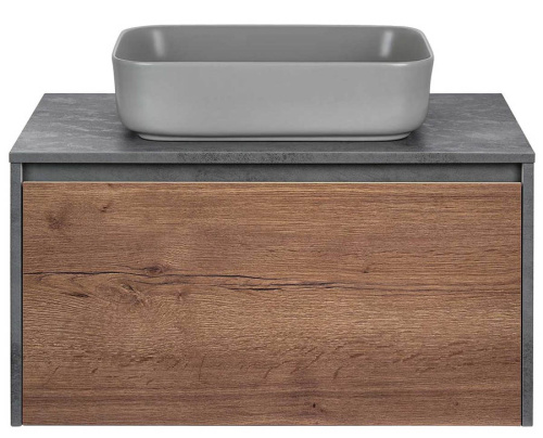 Тумба подвесная Vincea Mesa 800 T.Oak + Beton VMC-2MS800TB