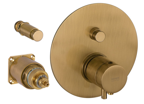 Смеситель для душа Remer Elegance NT09KBVO, бронза