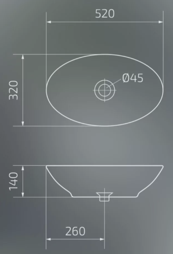 Умывальник Gid N9021