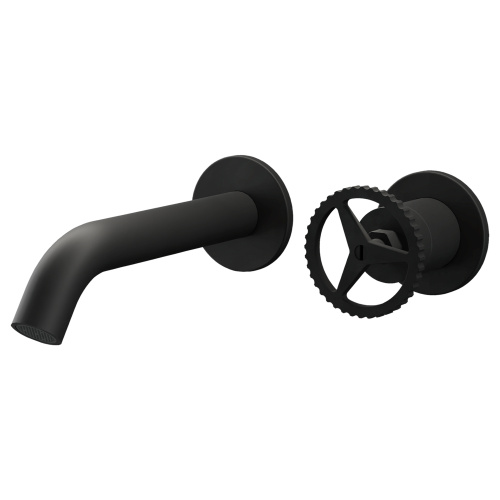 Смеситель для раковины Remer Chrono CH15PNO, черный матовый