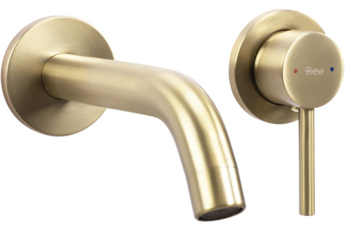 Смеситель для умывальника Rea Owen gold matt B5334
