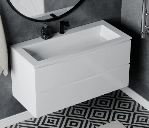 Тумба подвесная Vela Бриз 100П под Luxor TU21104