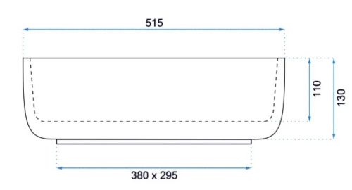Умывальник Rea Martina U6646
