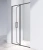 Душевая дверь Vincea Slim 8mm VDP-4SL120CLB