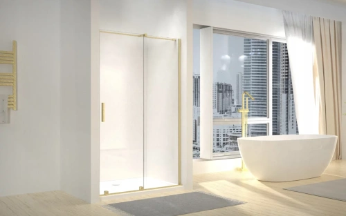 Душевая дверь Rea Montana gold brush 120 K2508