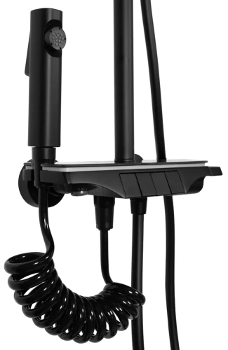 Душевая система Rea Savio black matt P8410