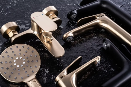 Смеситель для умывальника Rea Marco gold matt B4897