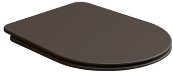 Крышка с сиденьем GSG Ceramic Design Hit! HICOPRSLTICR035, Cacao Matt