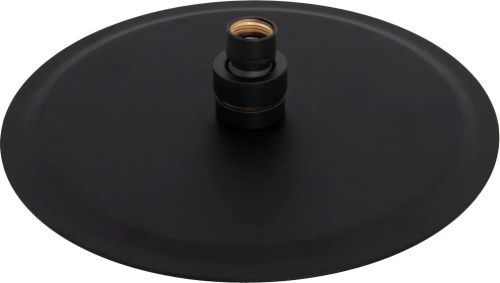 Верхний душ с шарнирным соединением 25 см Remer 357UFM25NOX, черный матовый