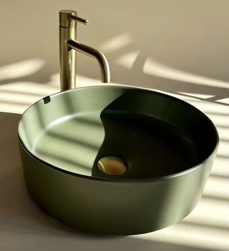 Умывальник Rea Sami Green Matt U4567