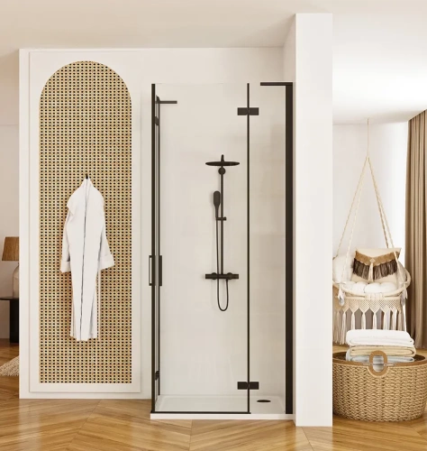 Душевой уголок Rea Hugo Double black 100x100 K6602