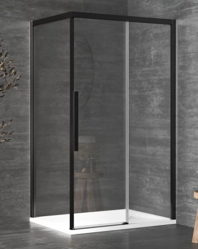 Душевой уголок Kolpa-San Libra DW 120X80-R black transparent 517360