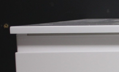 Столешница из акрилового камня 600*355*12 белый глянец