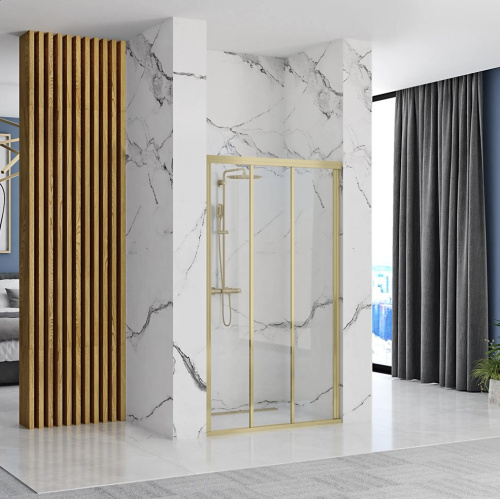 Душевая дверь Rea Alex 100 gold matt K2500