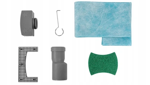 Трап для душа Rea Greek Pro Black Matt 90 G8026