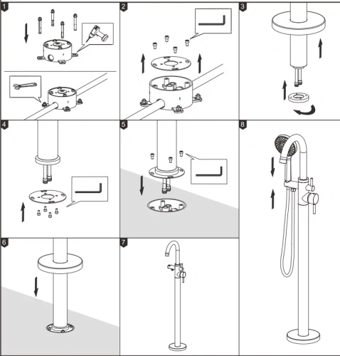 Смеситель для ванны Nemo Round NM-2354CR chrome