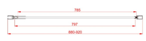 Душевая дверь Vincea Flex VDP-1F900CGB