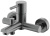 Смеситель для ванны Nemo Round NM-2355BGM brush gun metal