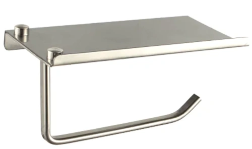 Бумагодержатель с полочкой Vivi Felice ARGENTO FL1039 NICHEL