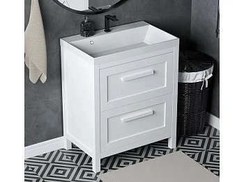 Тумба напольная Vela Фаворит массив 70Н (белый) TU67104