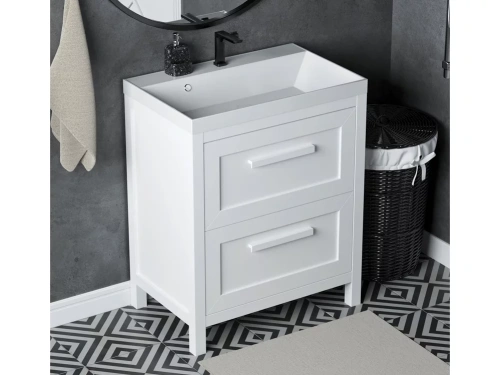 Тумба напольная Vela Фаворит массив 70Н (белый) TU67104