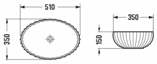 Умывальник CeramaLux GL49-L1