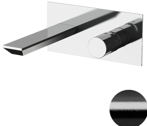 Смеситель для раковины Remer Edge EG515CFP, черный брашированный хром