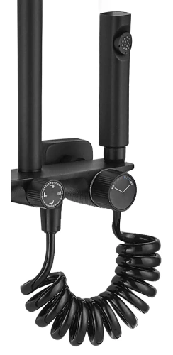 Душевая система Rea Helix black matt P6618