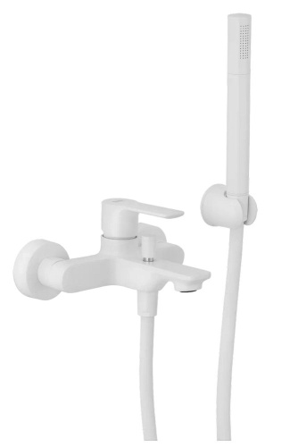 Смеситель для ванны Remer Energy EY02BO, белый матовый