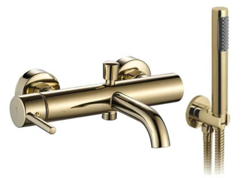 Смеситель для ванны Rea Lungo Gold B6635