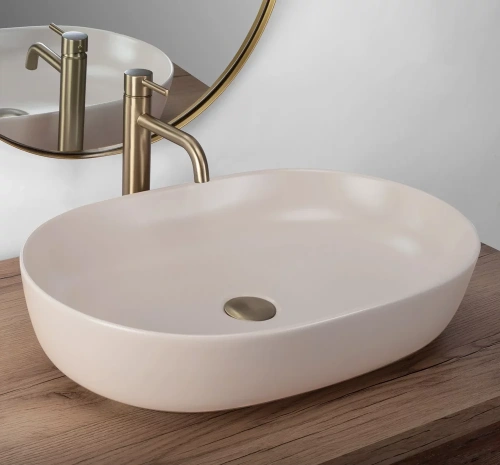 Умывальник Rea Cleo 61 beige matt U9655