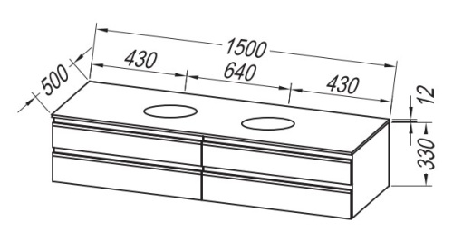 Тумба подвесная Kolpa-san Alexis OA 150 Green 546300