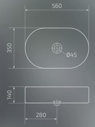 Умывальник Gid N9025