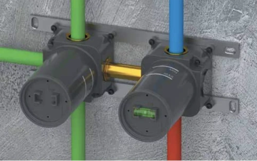 Скрытая часть горизонтальная на 3 выхода Remer WBOX93Z