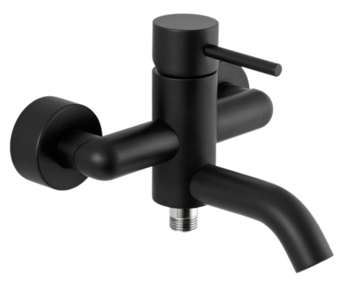 Смеситель для ванны Remer X Style X05NO, чёрный матовый