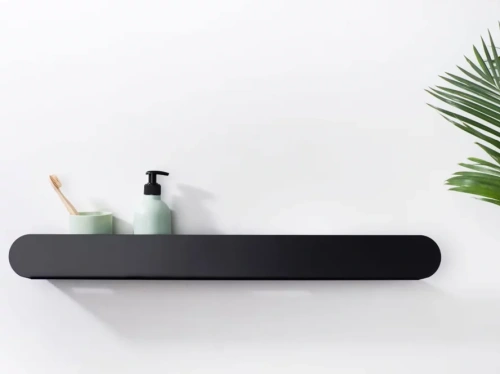 Полка для ванной Rea SF03-600-B black matt 06008