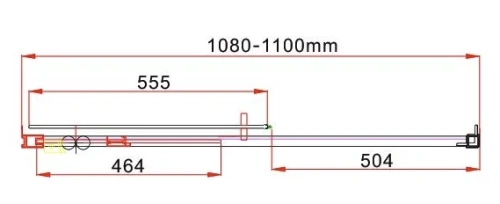 Душевой уголок Vincea Garda VSS-1G1111CLB