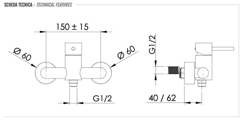 Смеситель для душа Remer X Style X31