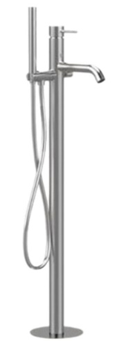 Смеситель для ванны Remer X Style INOX SSX08, нержавеющая сталь