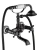 Смеситель для ванны Rea Rustico black matt B0701